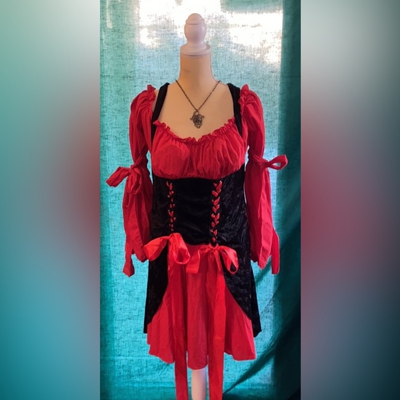 🎃 Halloween Costume Sexy Vixen Pirate Wench 🏴‍☠️ Size 3X/4X - Picture 2 of 4